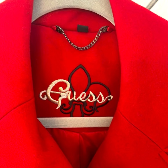 Guess, red jacket, size: L, great condition - Picture 2 of 5